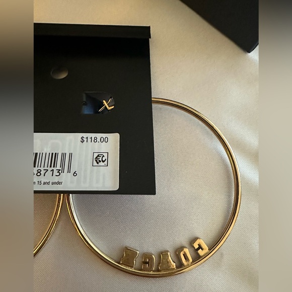 Coach Pride Medium Hoop Earrings- NWT ππππ - Picture 4 of 7